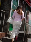貌似婚纱的长裙子+红色高跟鞋美妇 [戴院长作品]